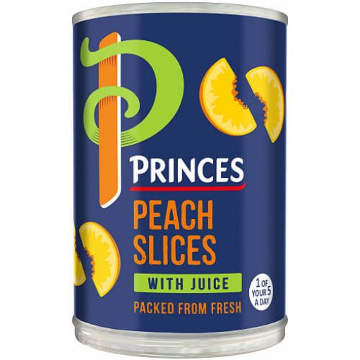 Picture of Princes Peach Slices in Juice 410g
