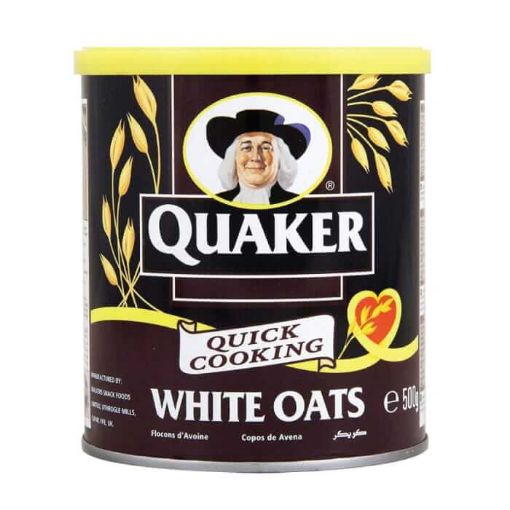Picture of Quaker White Oats Tin 500g