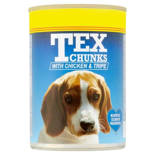 Picture of Tex Dog Food Chunk Chicken & Tripe 400g