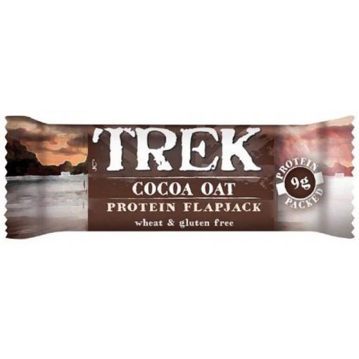 Picture of Trek Cocoa Oat Protein Flapjack 50g
