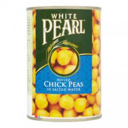 Picture of White Pearl Boiled Chickpeas  400g