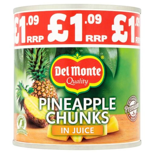Picture of Del Monte Pineapple Chunks in Own Juice 435g