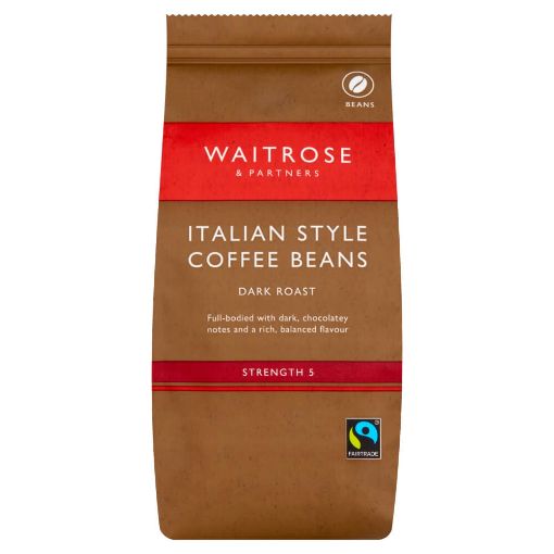 Picture of Waitrose Coffee Beans Italian 227g