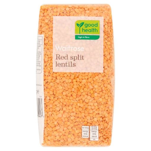 Picture of Waitrose Good Health Red Split Lentils 500g