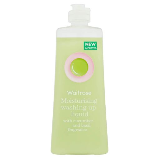 Picture of Waitrose Washing Up Liquid Cucumber & Basil 500ml