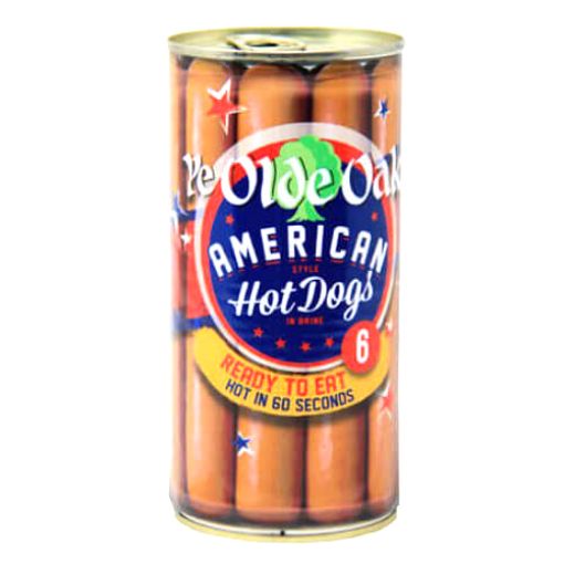 Picture of Ye Old Oak Jumbo hot dog (6pcs) in brine 560g