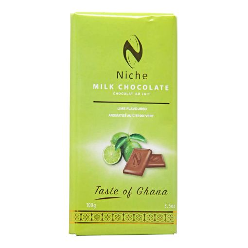 Picture of Niche Milk Chocolate Lime 100g