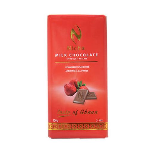 Picture of Niche Strawberry Milk Chocolate 100g