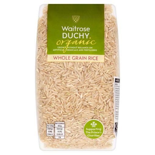 Picture of Waitrose Duchy Organic Whole Grain Rice 500g