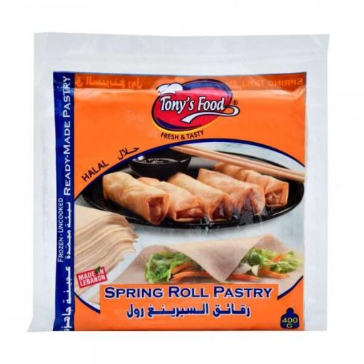 Picture of Tonys Food Spring Roll Pastry 400g