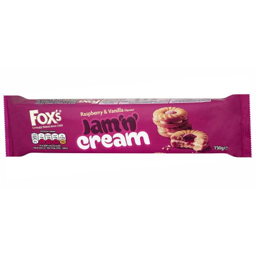 Picture of Fox Jam & Cream Sandwich 150g
