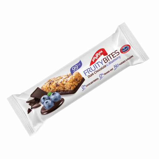 Picture of Poppins Fruity Bites Dark Choc&Blueberry 25g