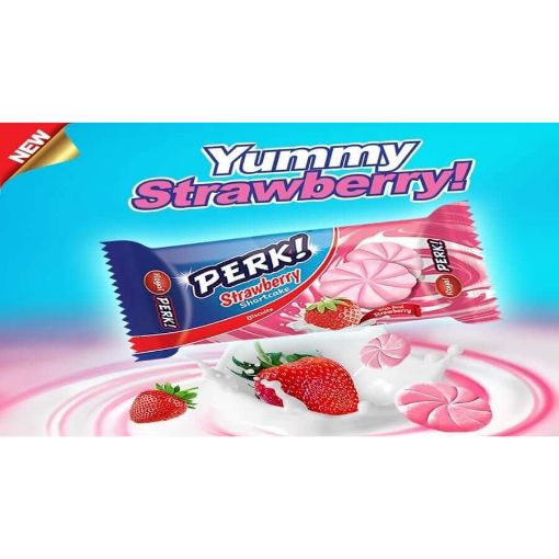 Picture of Perk Strawberry Shortcake Biscuit 63g