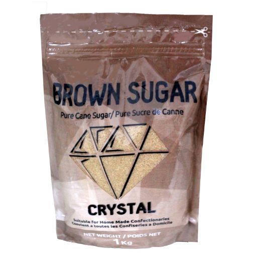 Picture of Crystal Sugar Brown Sachet 1KG