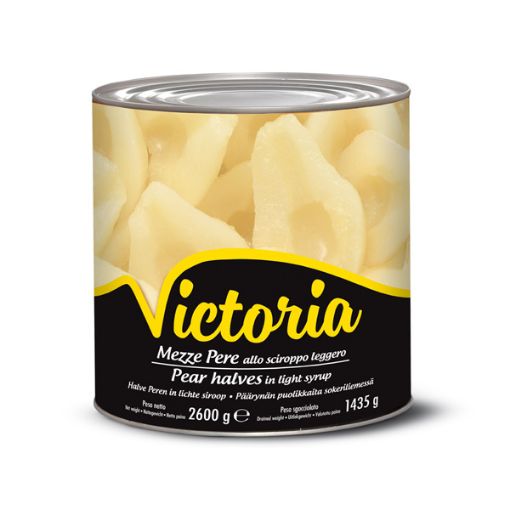 Picture of Victoria Pear Halves In Light Syrup Can 2600g