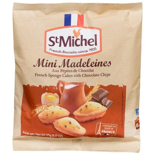 Picture of St.Michel Mini Madeleines Chocolate Chip Sp.Cake 175g