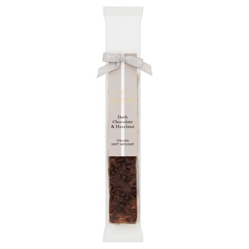 Picture of Waitrose Dark Chocolate Hazelnut Nougat 100g