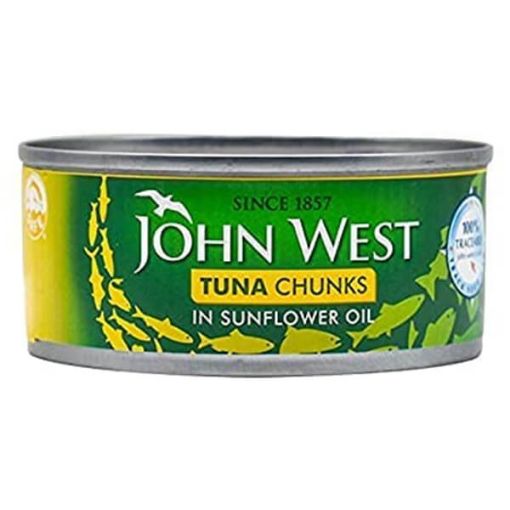 Picture of John West Tuna Chunks In Sunflower Oil (132gx4)