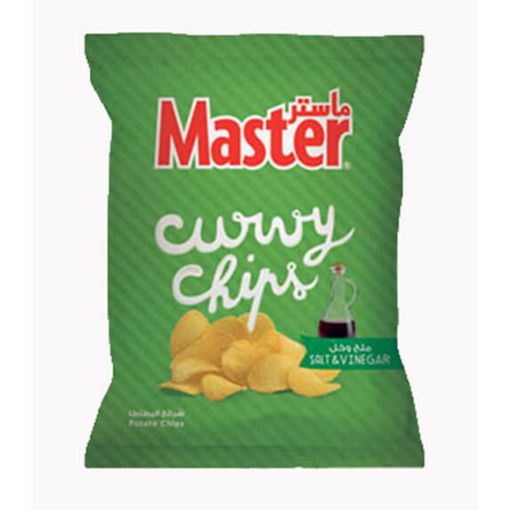 Picture of Master Chips Curvy Salt&Vinegar 16g