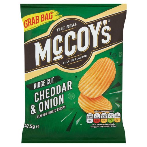 Picture of Mccoys Cheddar & Onion 47.5g