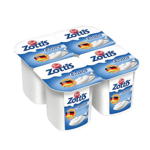 Picture of Zottis Yoghurt (Plain) Classic 115gx4