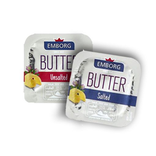 Picture of Emborg Butter Portion Salted/Unsalted 8g
