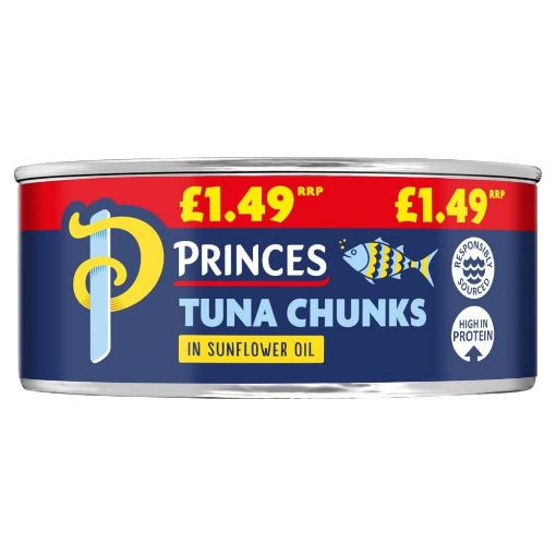 Picture of Princes Tuna Chunks Sunflower Oil  145g