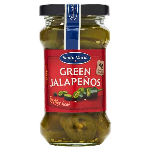 Picture of Santa Maria Mexican Sliced Jalapenos Green 200g