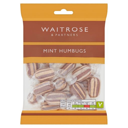 Picture of Waitrose Mint Humbugs 200g