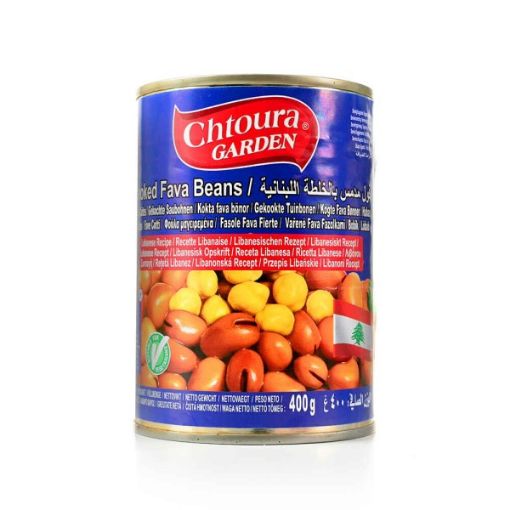 Picture of Chtoura Garden Cooked Fava Beans & Chickpeas Lebanese 400g
