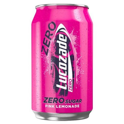 Picture of Lucozade Energy Zero Pink Lemonade 330ml