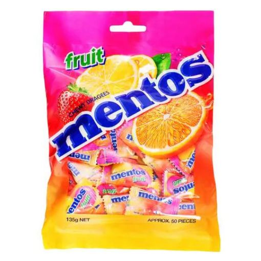 Picture of Mentos Mono Fruit Bag 50s 135g