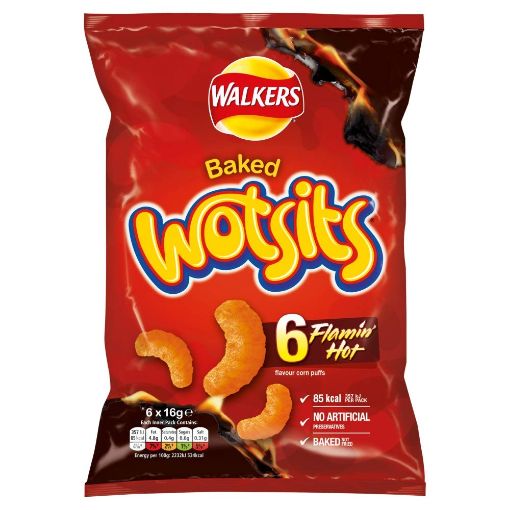 Picture of Walkers Wotsits Flaming Hot 16g
