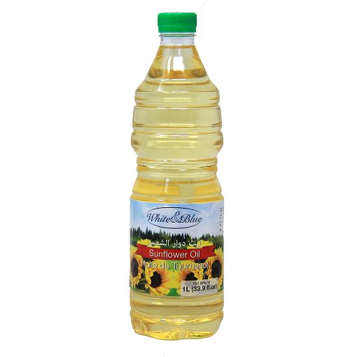 Picture of White & Blue Sunflower Oil 1Ltr