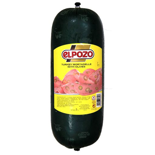 Picture of Elpozo Turkey Mortadella W.Olives 3kg