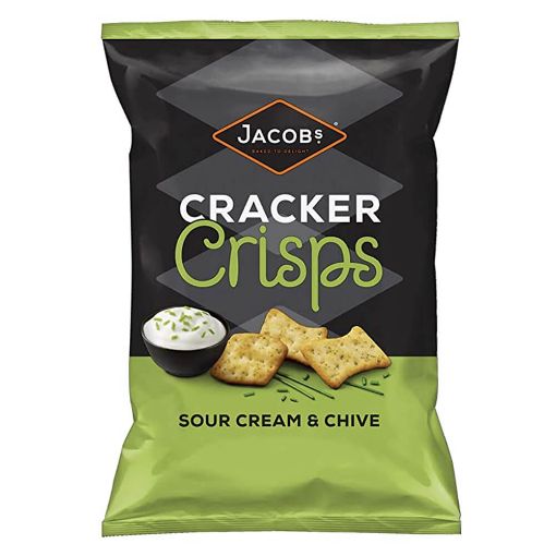 Picture of Jacobs Cracker Crisps Sour Cream/Chive 150g