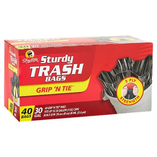 Picture of Shoprite Trash Bags 40s