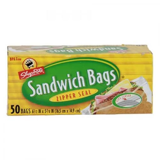 Picture of Shoprite Zip Sandwich Bags 50ct