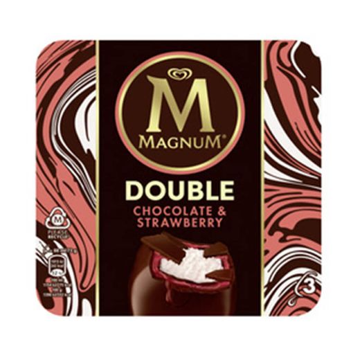 Picture of Walls Magnum Double Choc&Strawb. Stick 264ml