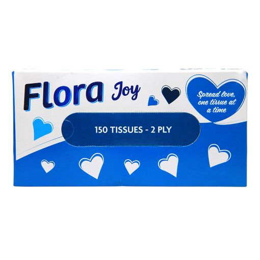 Picture of Delta Flora Facial Tissue Joy Love 150 Sheets