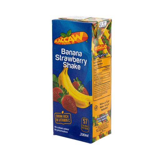 Picture of Maccaw Juice Banana & Strawberry 200ml