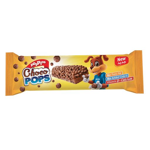 Picture of Poppins Choco Pops Bar 25g