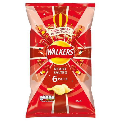 Picture of Walkers Crisps Ready Salted 25g