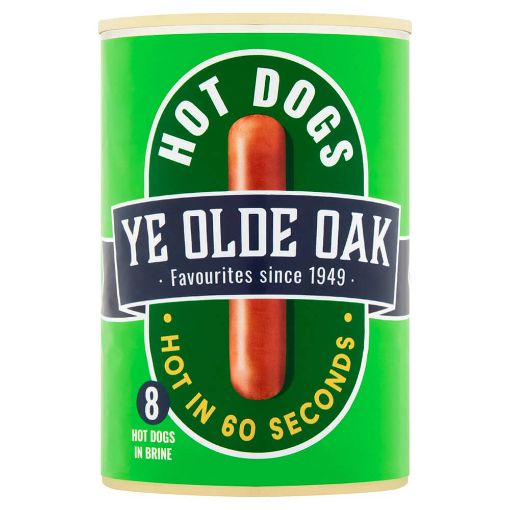 Picture of Ye Old Oak Hot Dog (8) In Brine 400g
