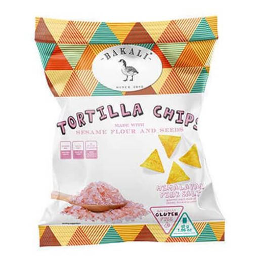 Picture of Bakali Tortilla Chips Hamalayan Pink Salt 40g