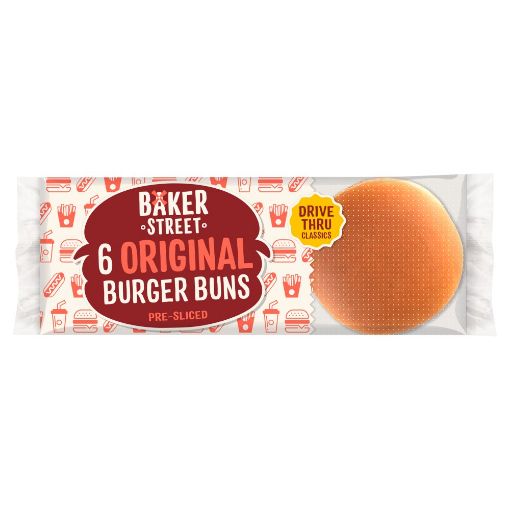 Picture of Baker Street Original Burger Buns 6s