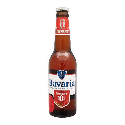 Picture of Bavaria Strawberry Malt Drink Bottle 330ml