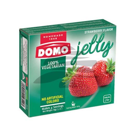 Picture of Domo Jello Vegetarian Strawberry 85g