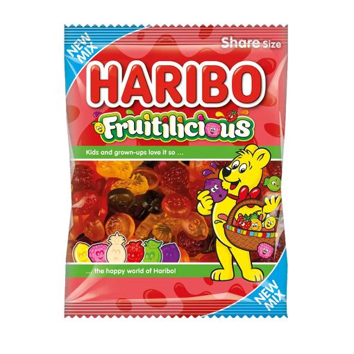 Picture of Haribo Fruitilicious 30% Less Sugar 150g