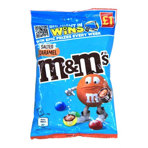 Picture of M&Ms Salted Caramel Chocolate Treat Bag 70g